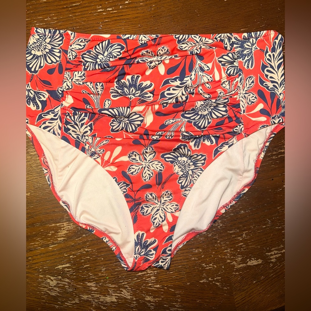 Garnett Hill Tropical Paisley Swim Bottom Size 12